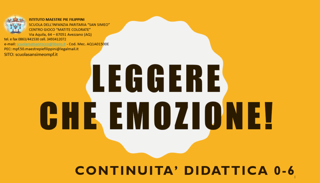 LEGGERE CHE EMOZIONE!